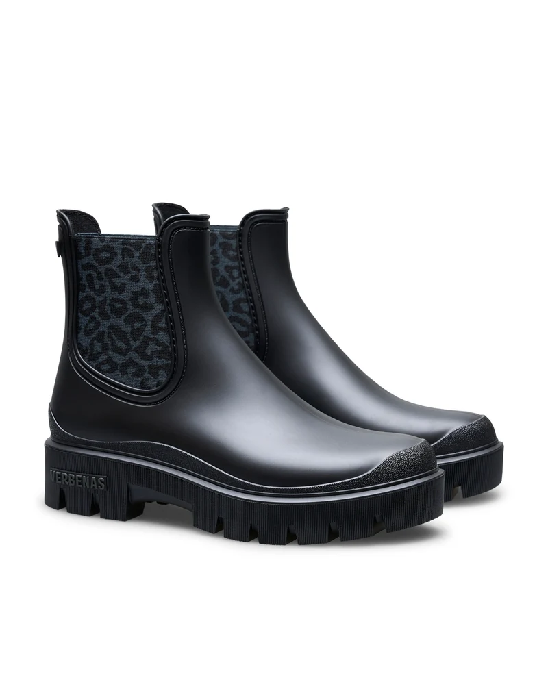 Bota de Agua Mae Mate Animal Negro/Leo Negro