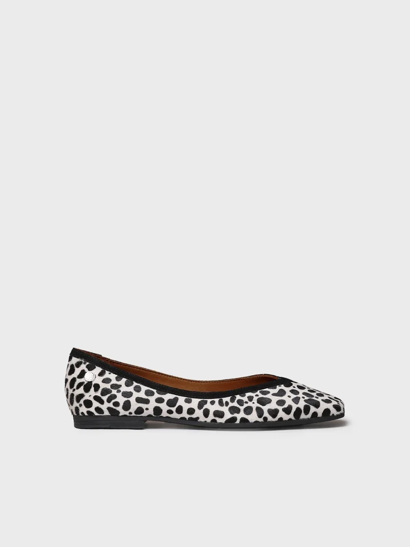 Zapato plano en piel para mujer | MARIBEL-PT