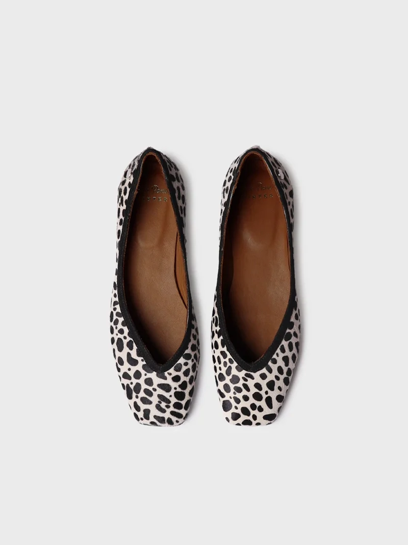 Zapato plano en piel para mujer | MARIBEL-PT