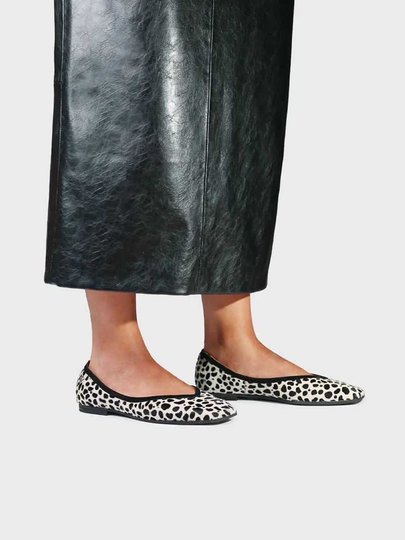 Zapato plano en piel para mujer | MARIBEL-PT
