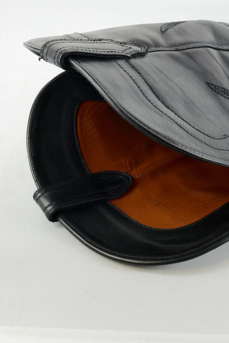 Overknees Leder schwarz
