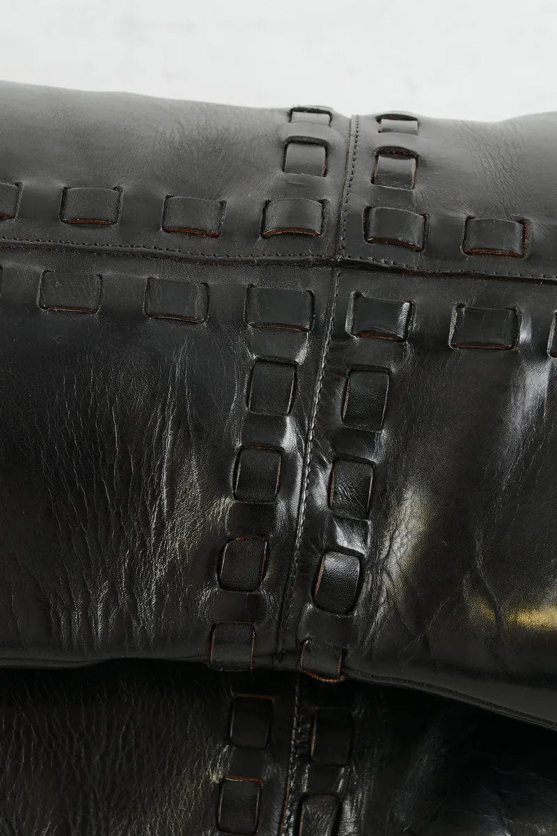 Stiefel Leder schwarz