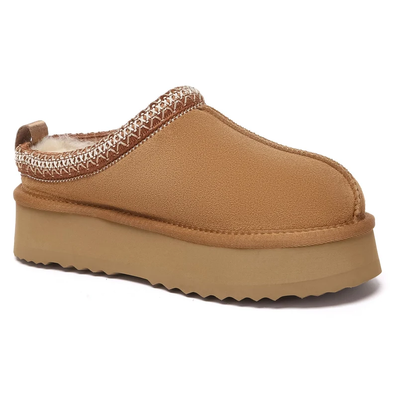 Tazman Multicolor UGG Platform Slippers