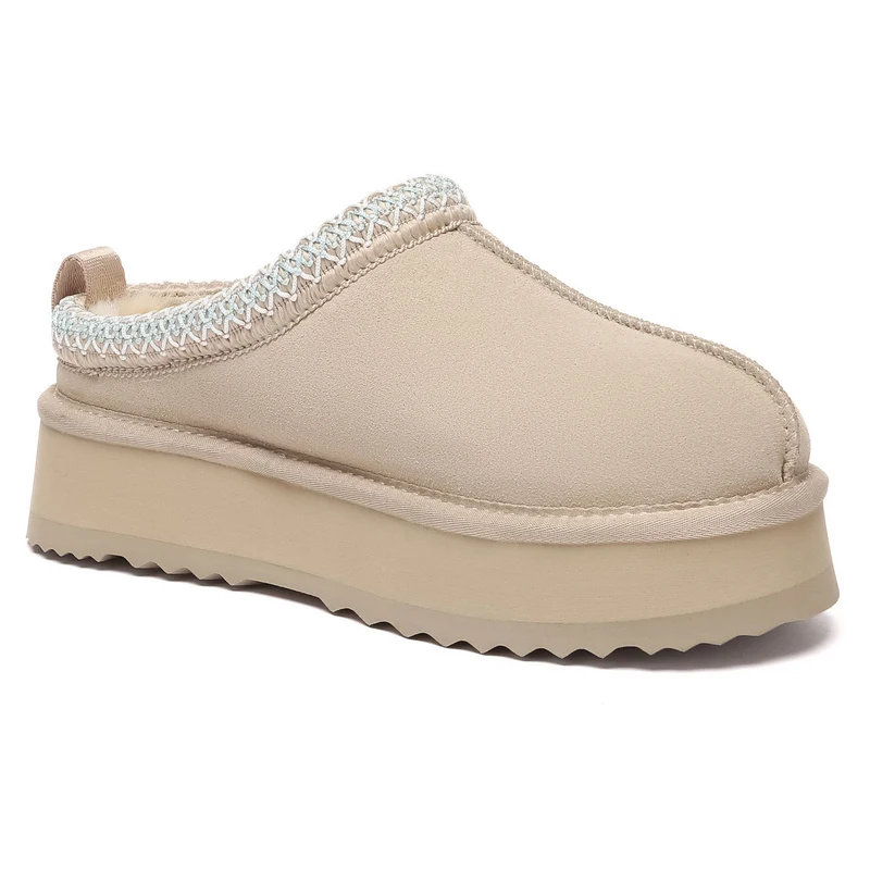 Tazman Multicolor UGG Platform Slippers