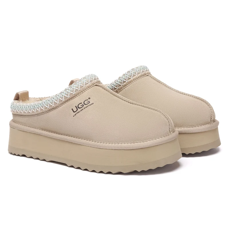 Tazman Multicolor UGG Platform Slippers