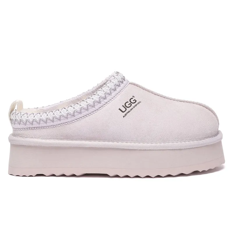 Tazman Multicolor UGG Platform Slippers