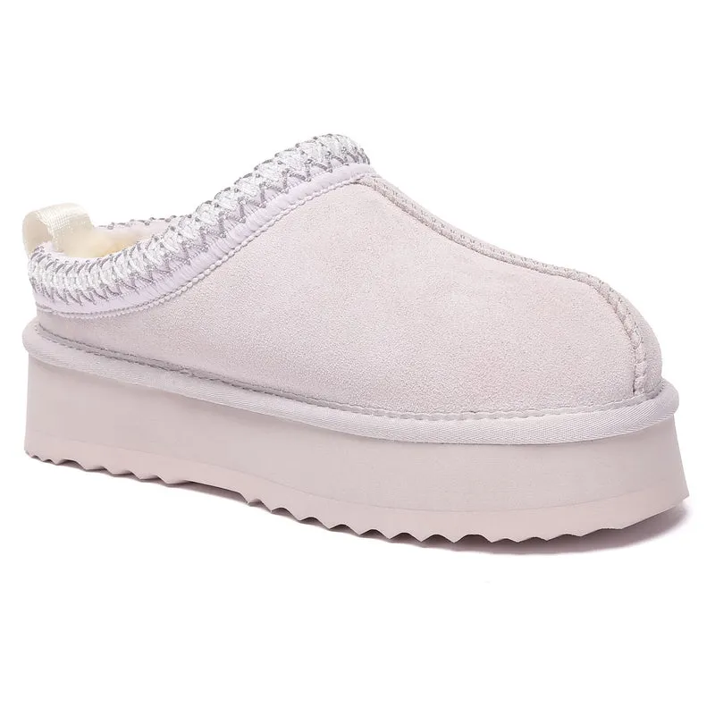 Tazman Multicolor UGG Platform Slippers
