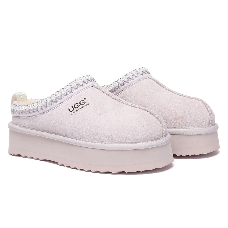 Tazman Multicolor UGG Platform Slippers