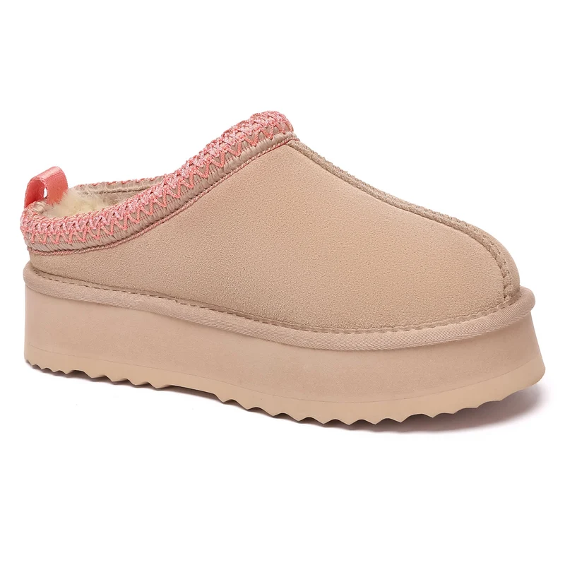 Tazman Multicolor UGG Platform Slippers