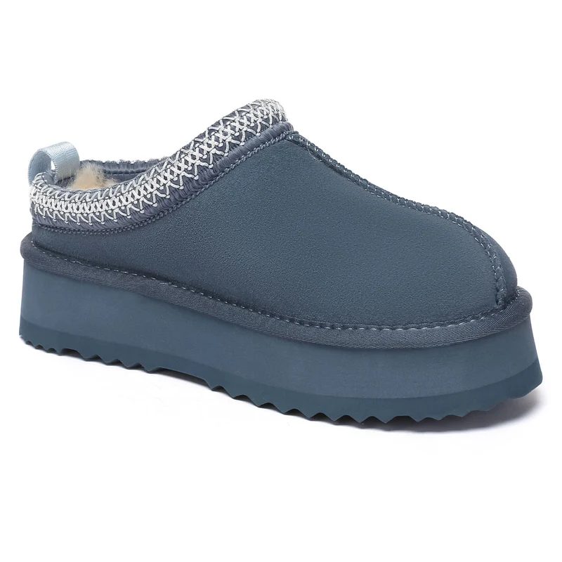 Tazman Multicolor UGG Platform Slippers