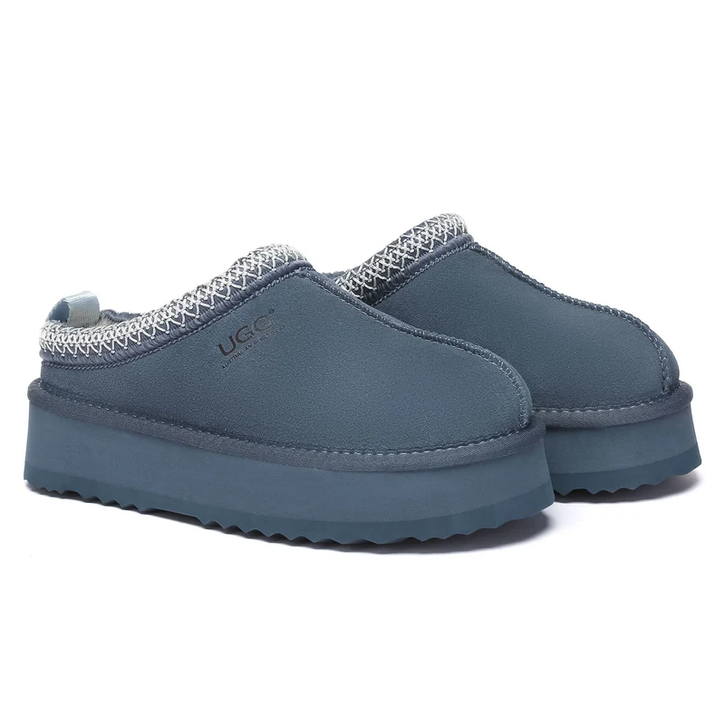 Tazman Multicolor UGG Platform Slippers