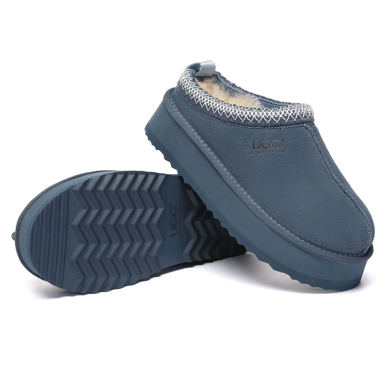 Tazman Multicolor UGG Platform Slippers