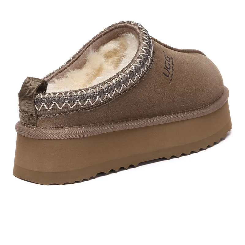 Tazman Multicolor UGG Platform Slippers