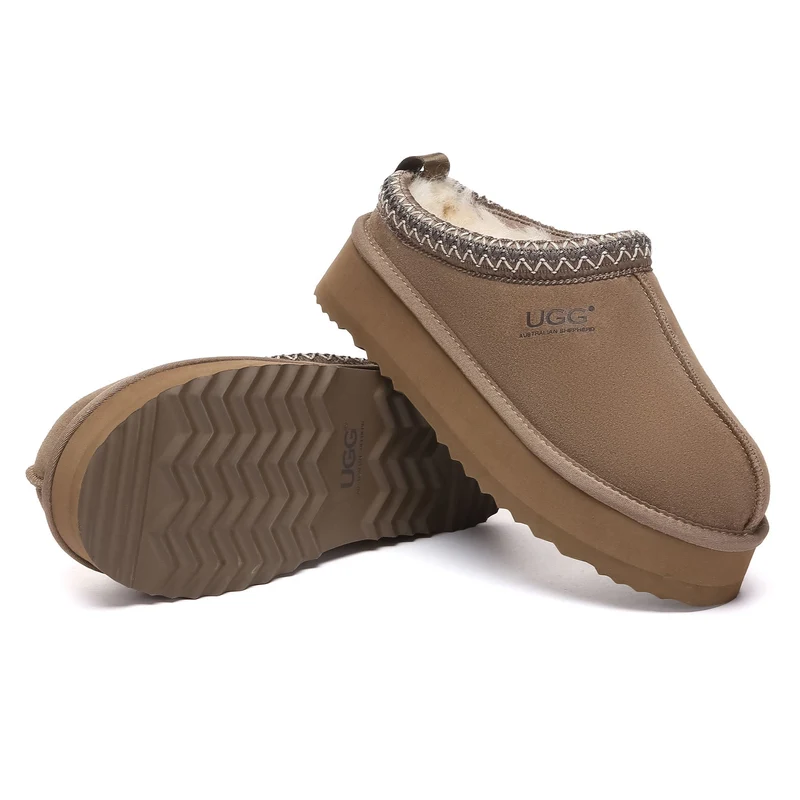 Tazman Multicolor UGG Platform Slippers