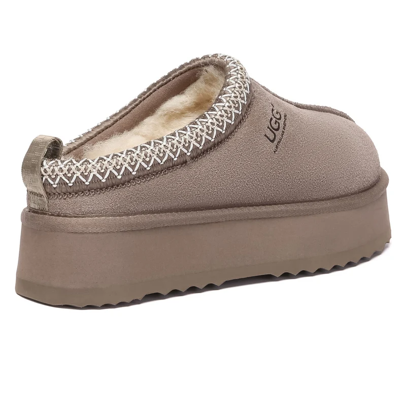 Tazman Multicolor UGG Platform Slippers