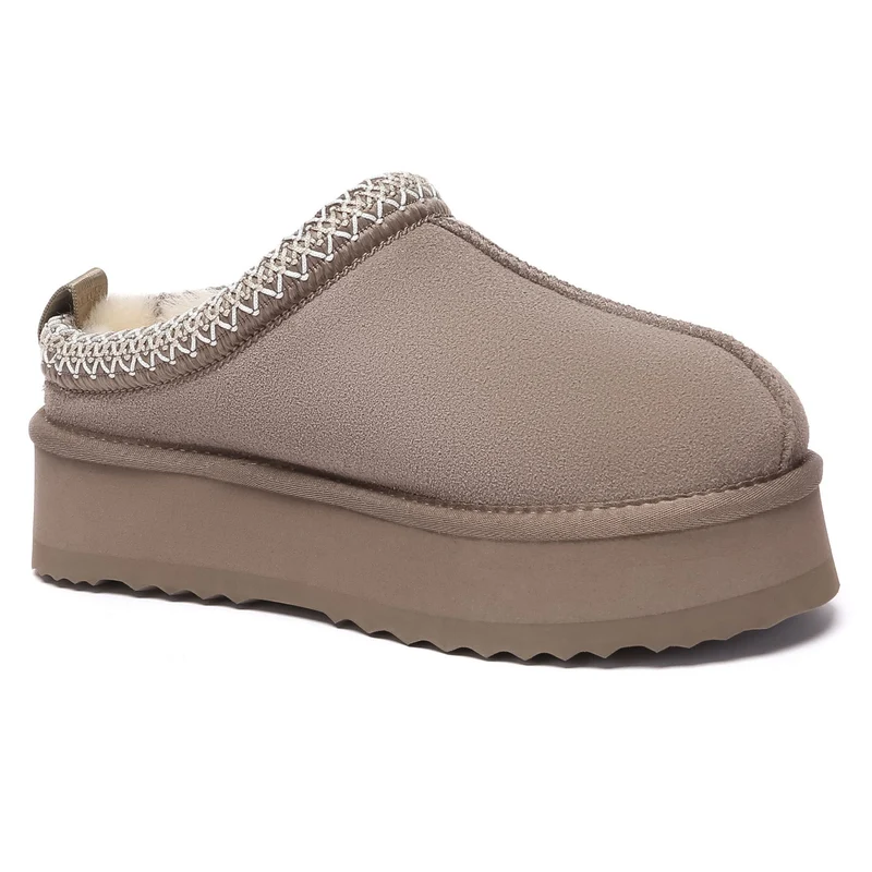 Tazman Multicolor UGG Platform Slippers