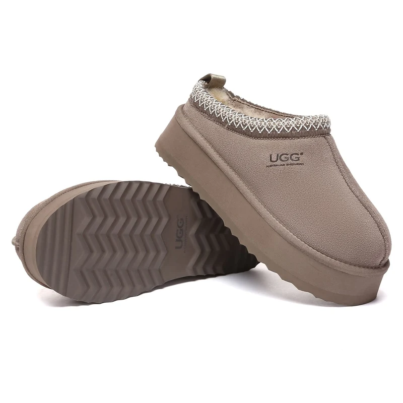 Tazman Multicolor UGG Platform Slippers