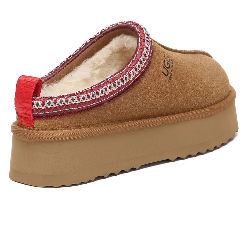 Tazman Multicolor UGG Platform Slippers
