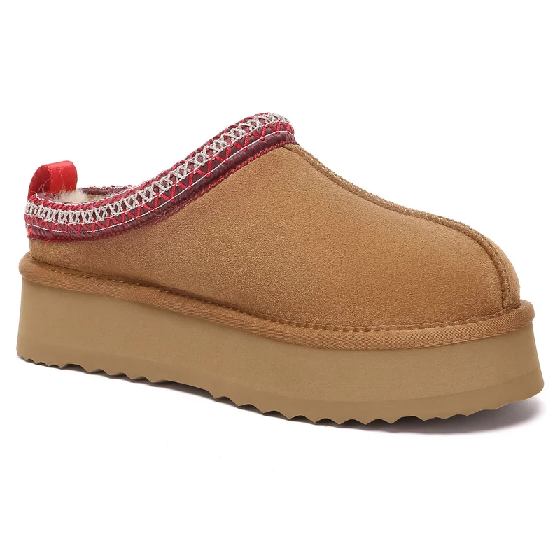 Tazman Multicolor UGG Platform Slippers