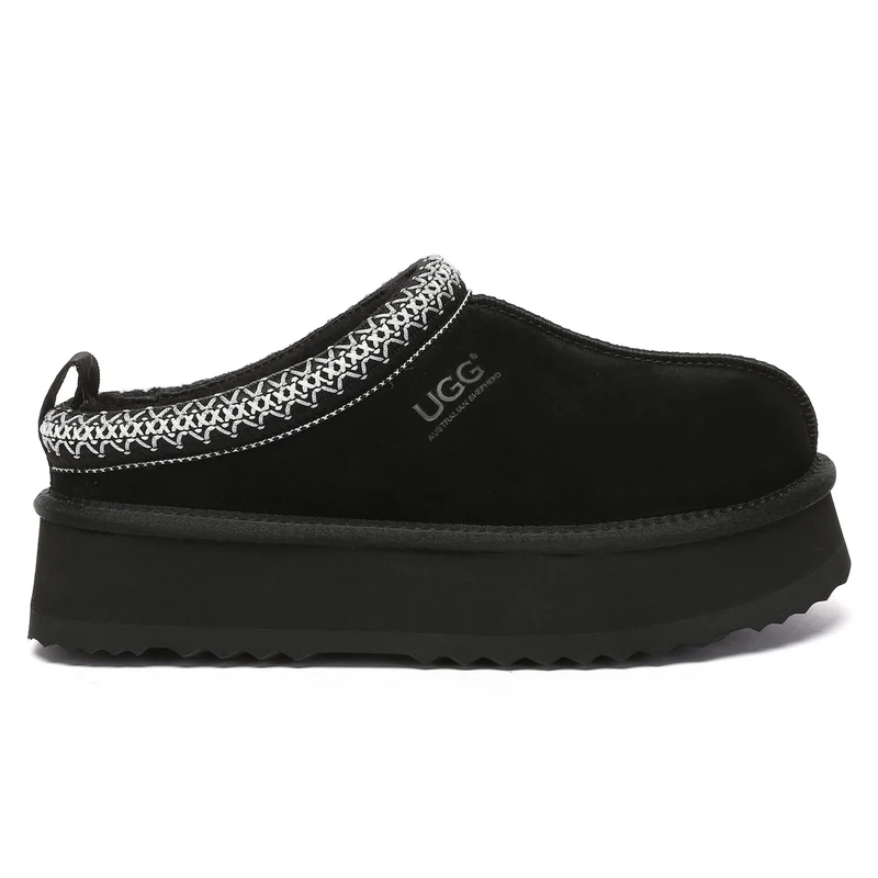 Tazman Multicolor UGG Platform Slippers