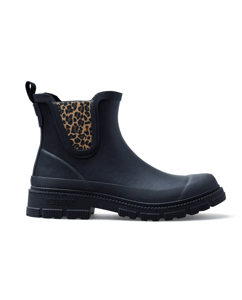 Bota de Agua Lua Smooth Combi Animal Black/Sand Leo