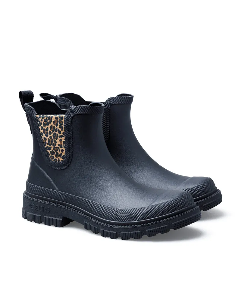 Bota de Agua Lua Smooth Combi Animal Black/Sand Leo