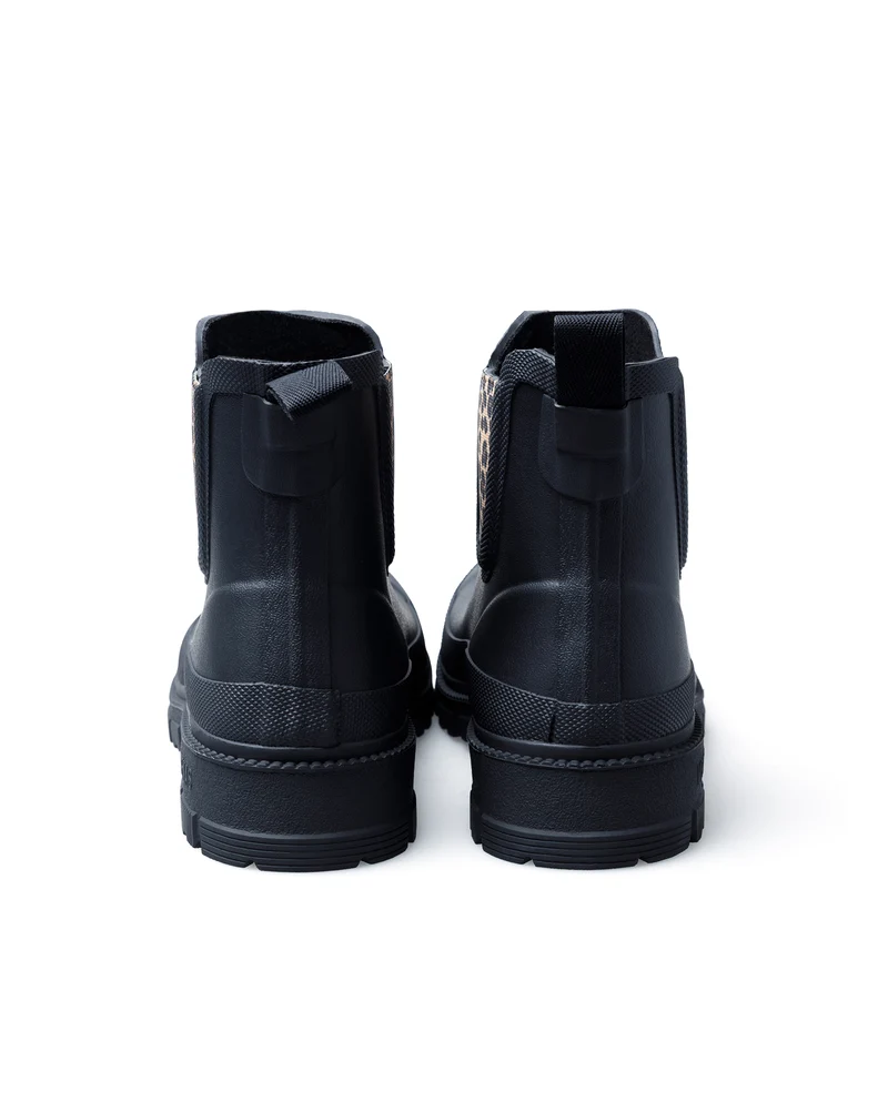 Bota de Agua Lua Smooth Combi Animal Black/Sand Leo
