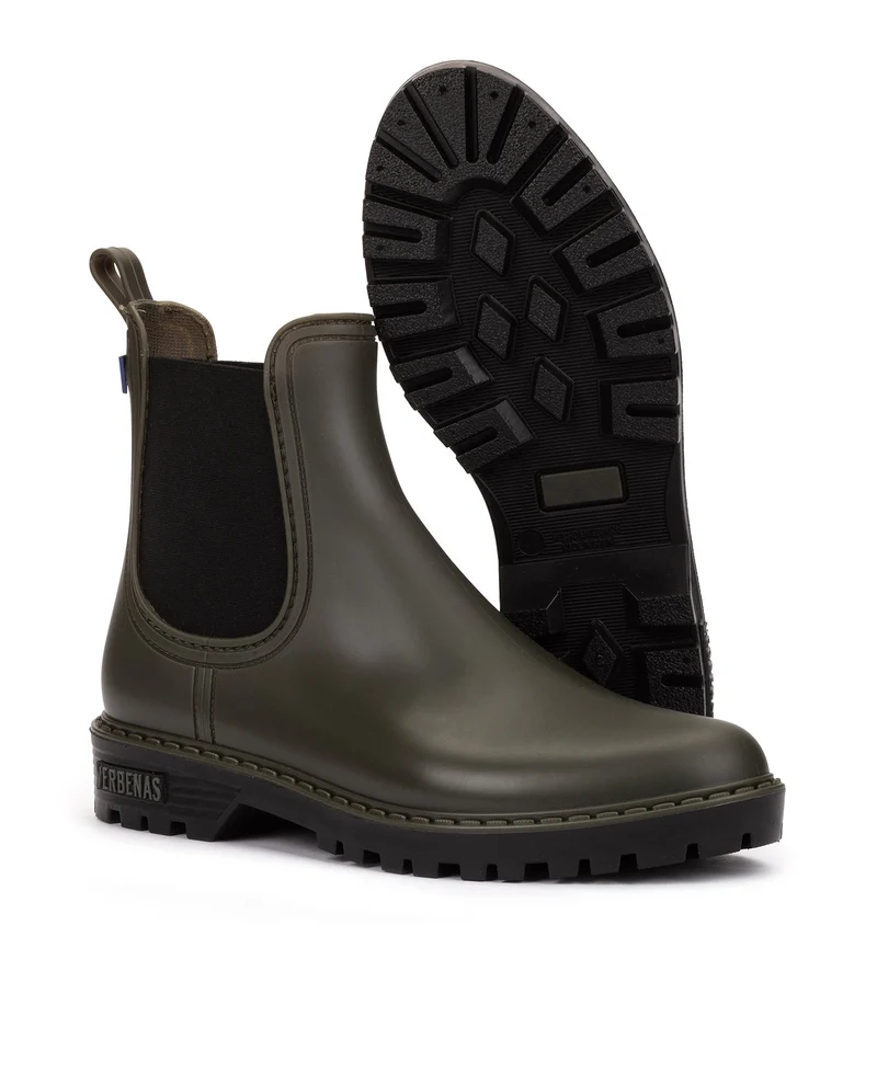 Botas Agua Gaudi Mate Kaki-Negro