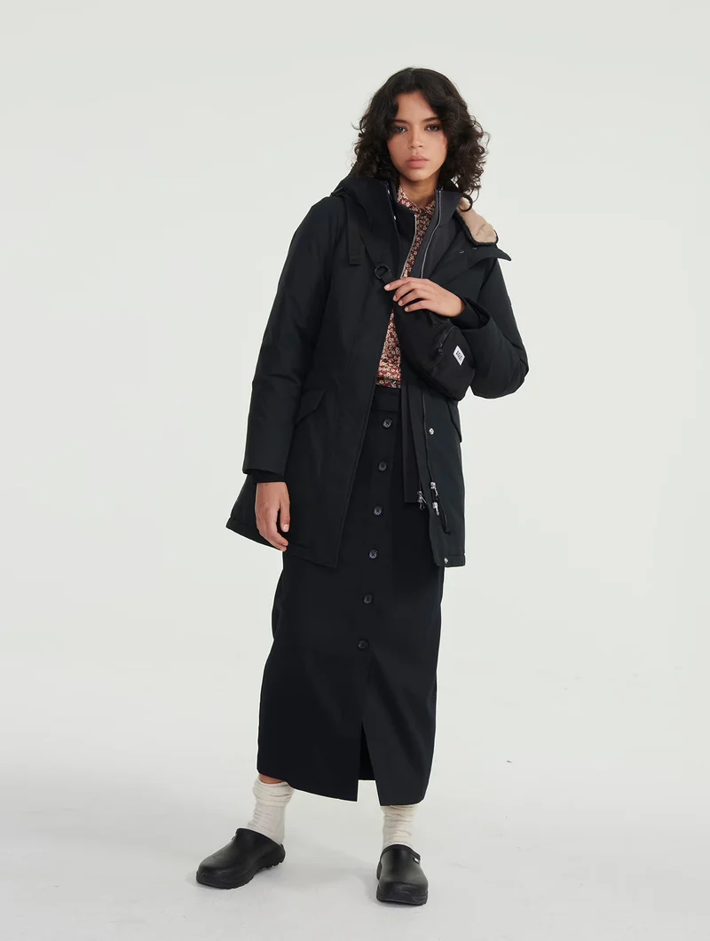 Langer Gore-Tex® Parka mit Kapuze