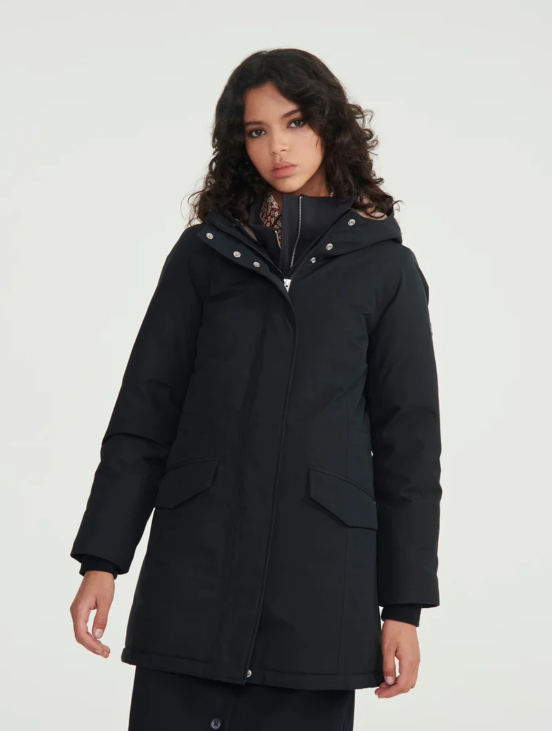 Langer Gore-Tex® Parka mit Kapuze