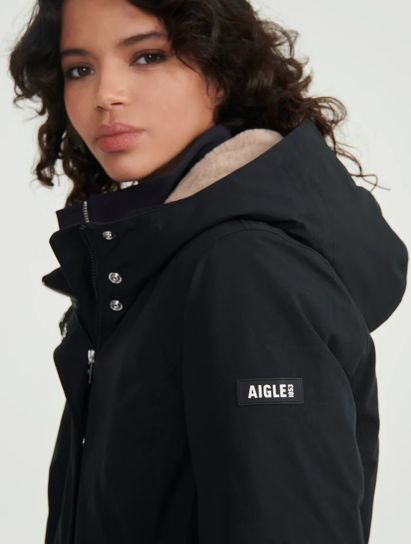 Langer Gore-Tex® Parka mit Kapuze