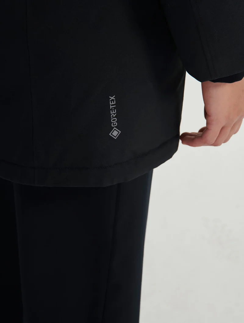 Langer Gore-Tex® Parka mit Kapuze