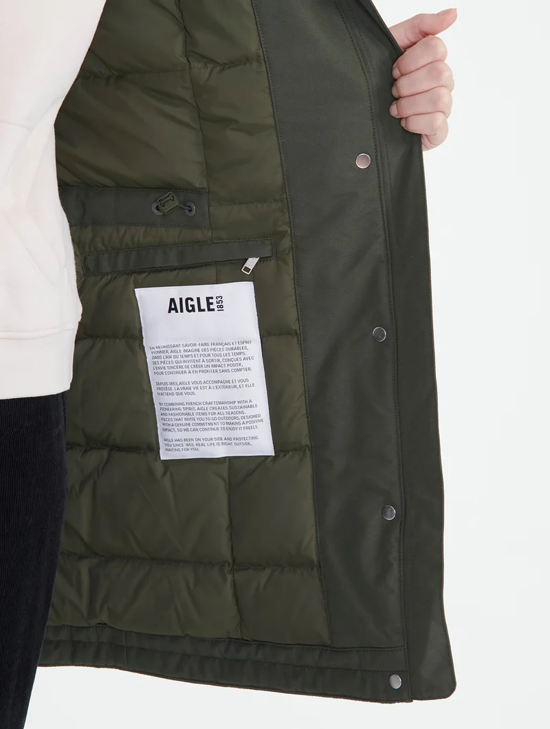 Langer Gore-Tex® Parka mit Kapuze