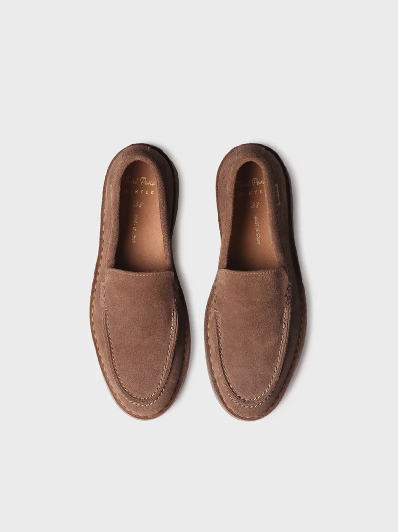 Mocasín en serraje para mujer | IVARS-SY