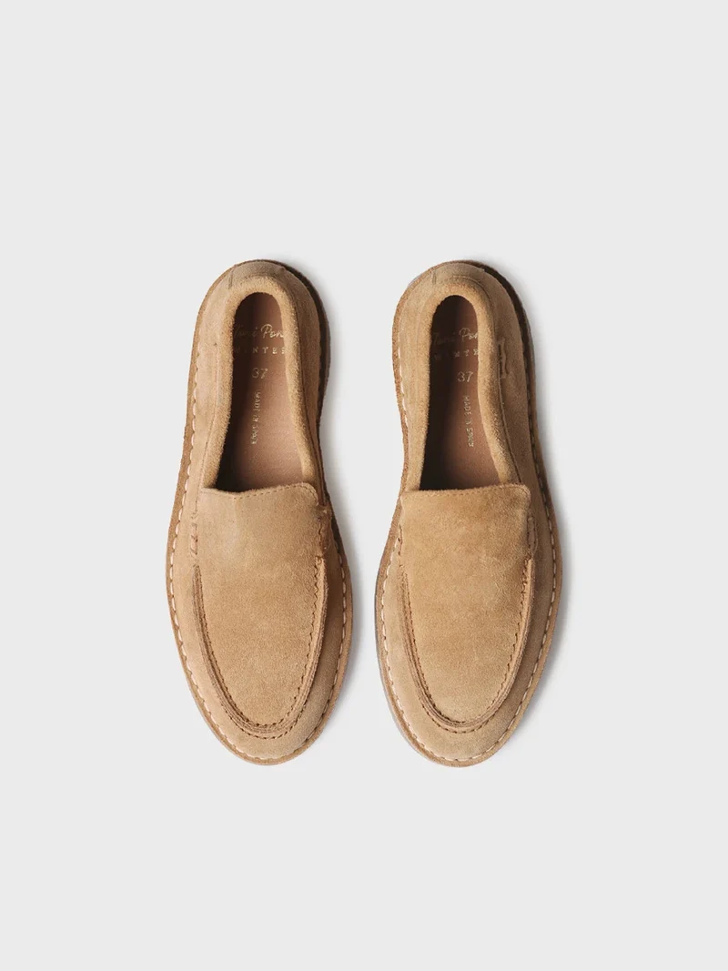 Mocasín en serraje para mujer | IVARS-SY