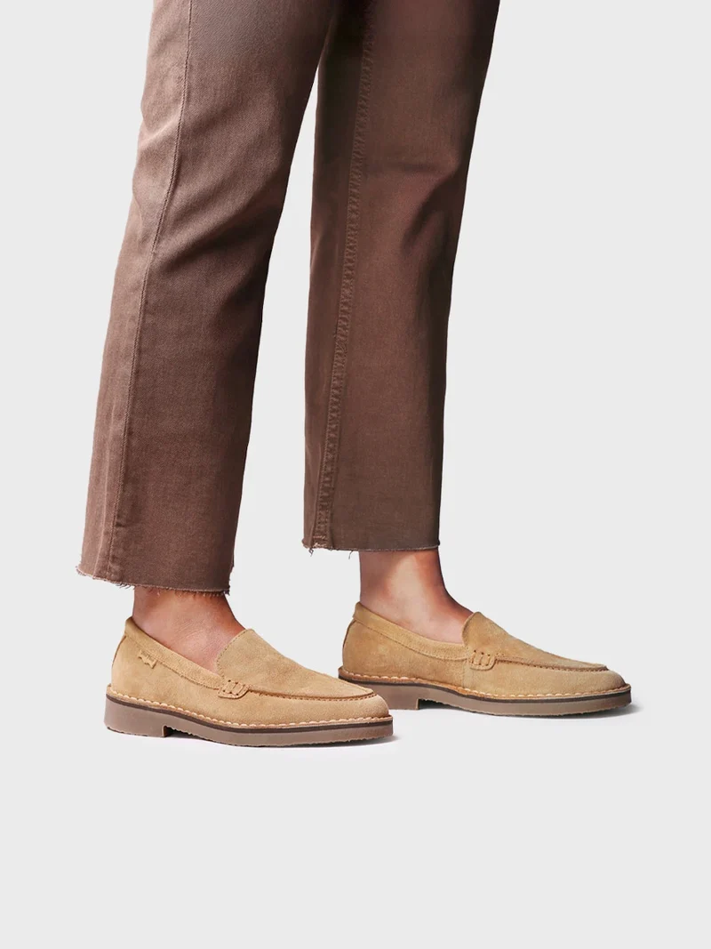 Mocasín en serraje para mujer | IVARS-SY