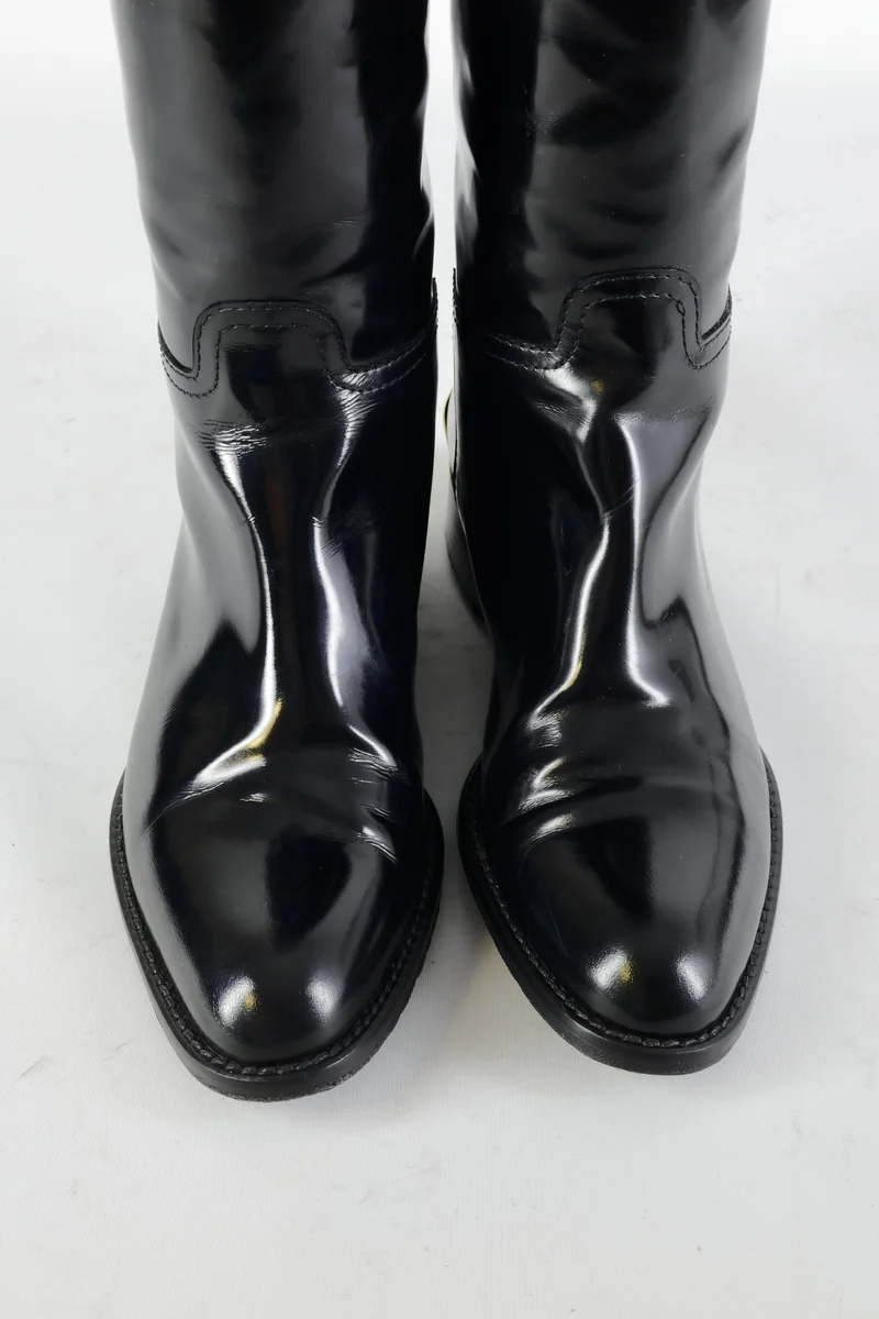 Stiefel Leder schwarz