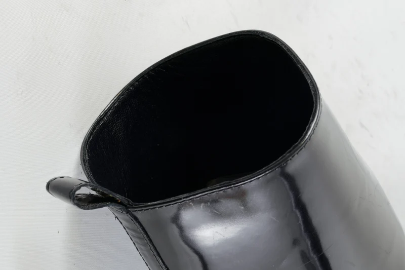 Stiefel Leder schwarz