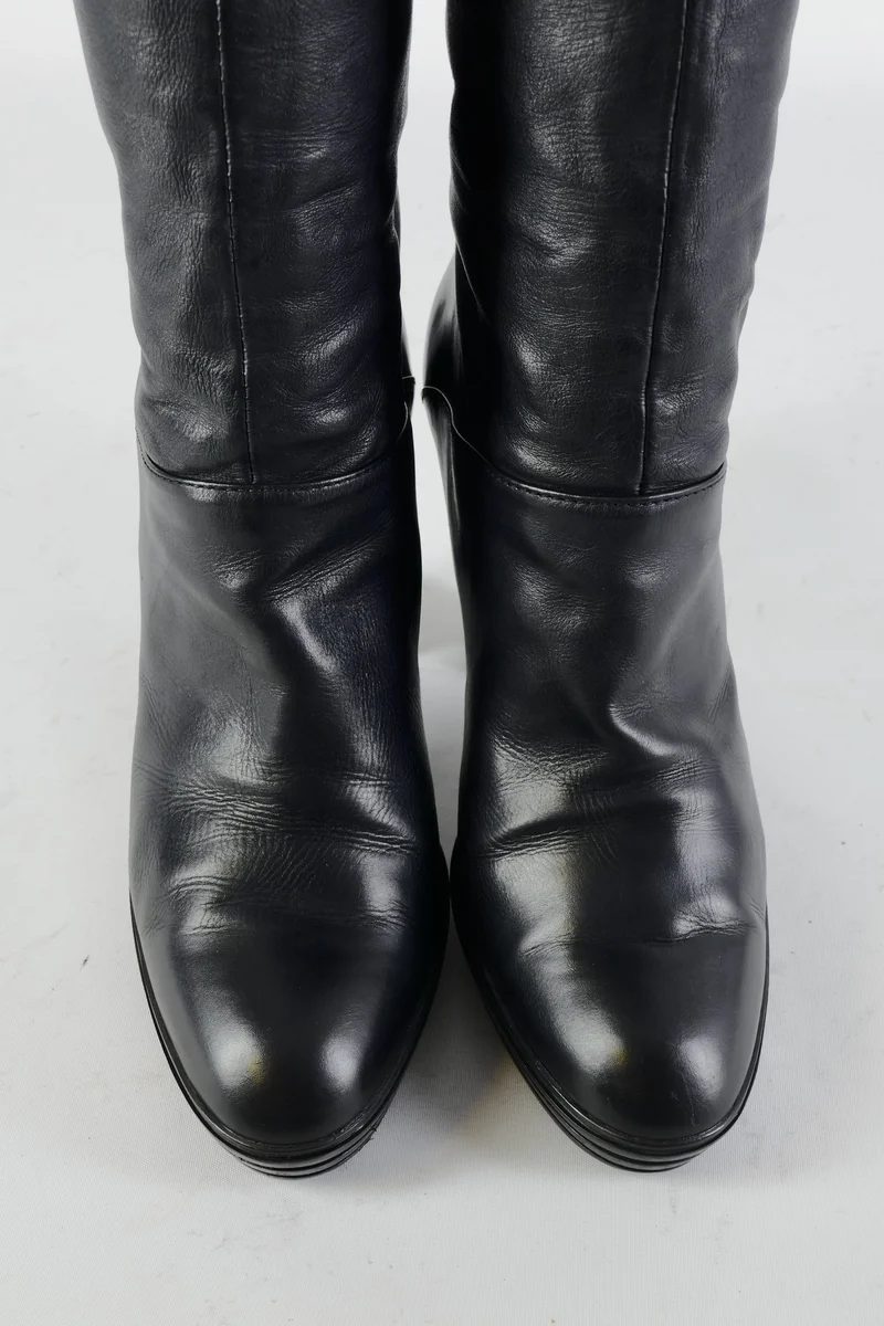 Hohe Stiefel Leder schwarz
