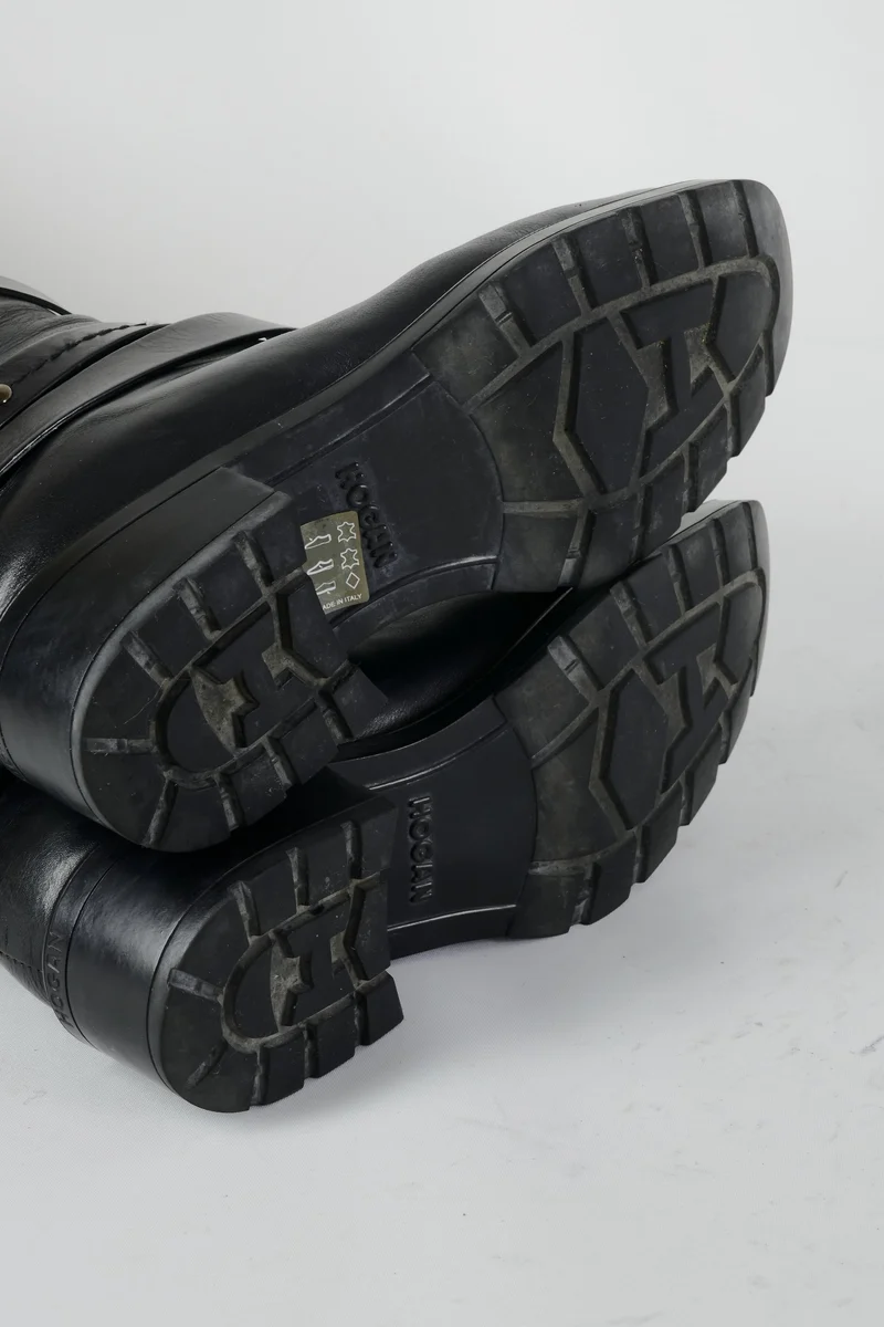Stiefel Leder schwarz