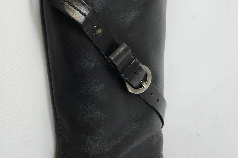 Stiefel Leder schwarz