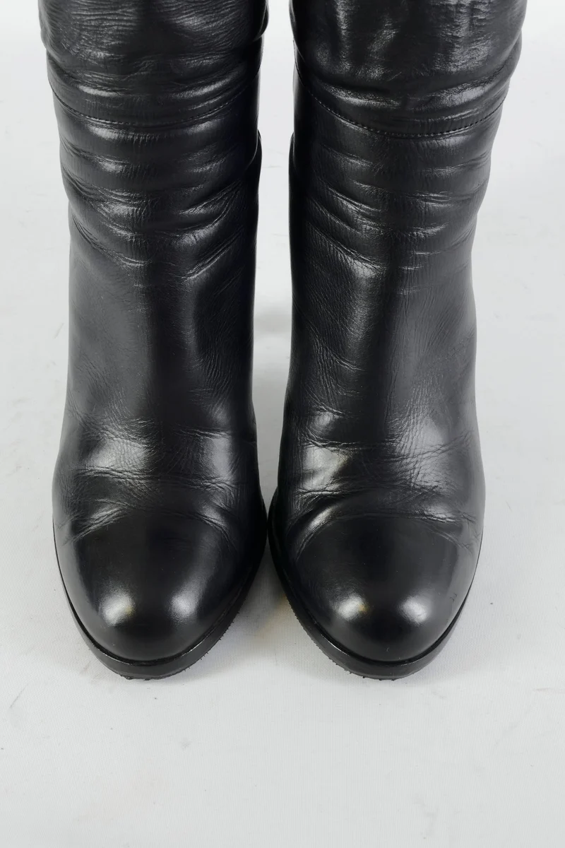 Stiefel Leder schwarz