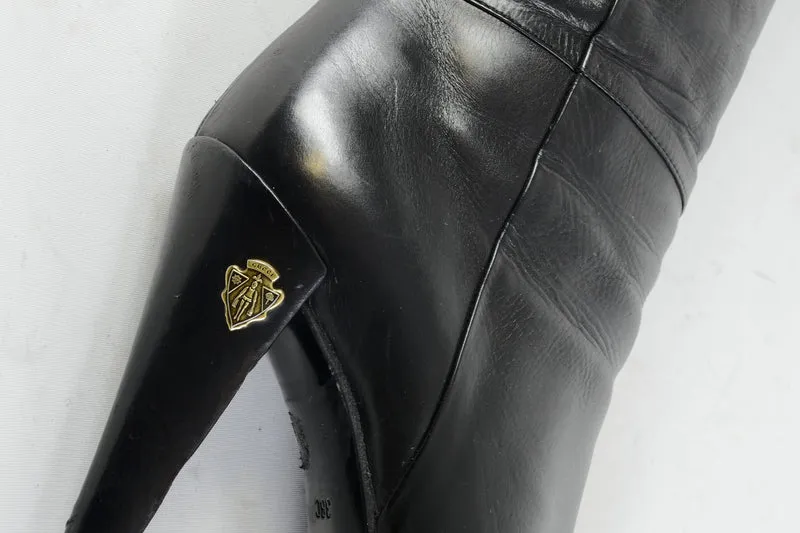 Stiefel Leder schwarz