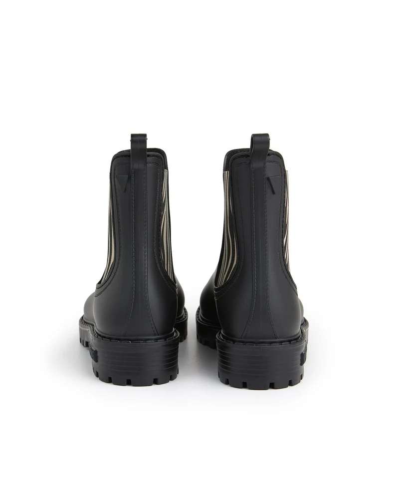 Botas Agua Gaudi Mate Animal Negro-Tigre