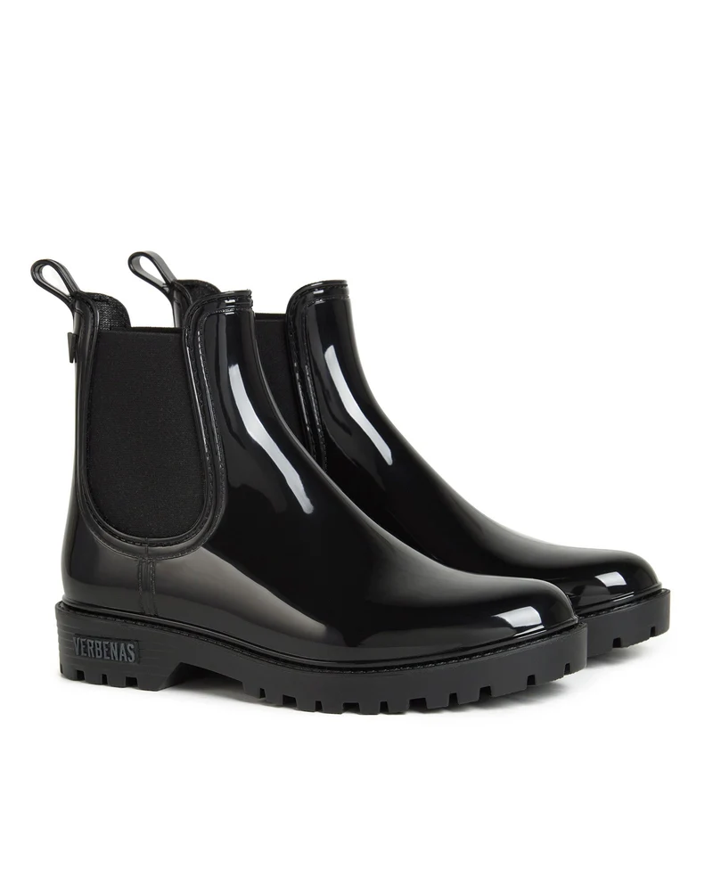 Botas Agua Gaudi Brillo Negro