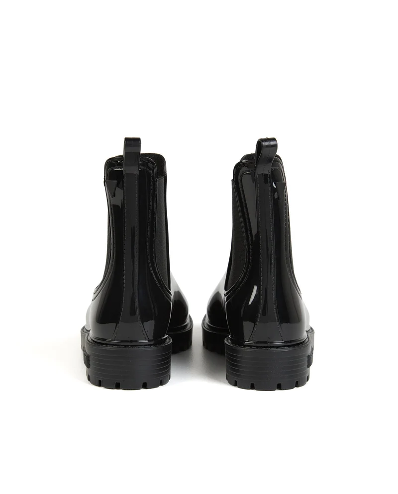 Botas Agua Gaudi Brillo Negro