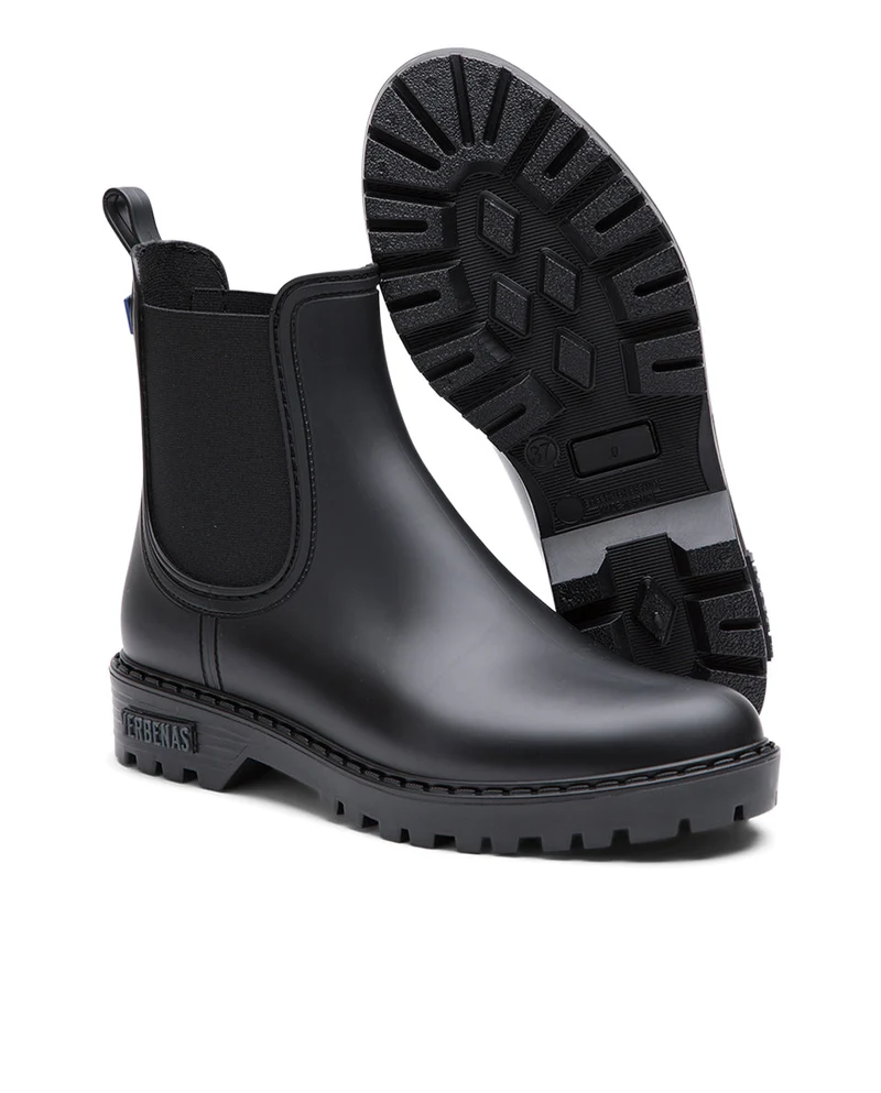 Botas Agua Gaudi Mate Negro-Negro