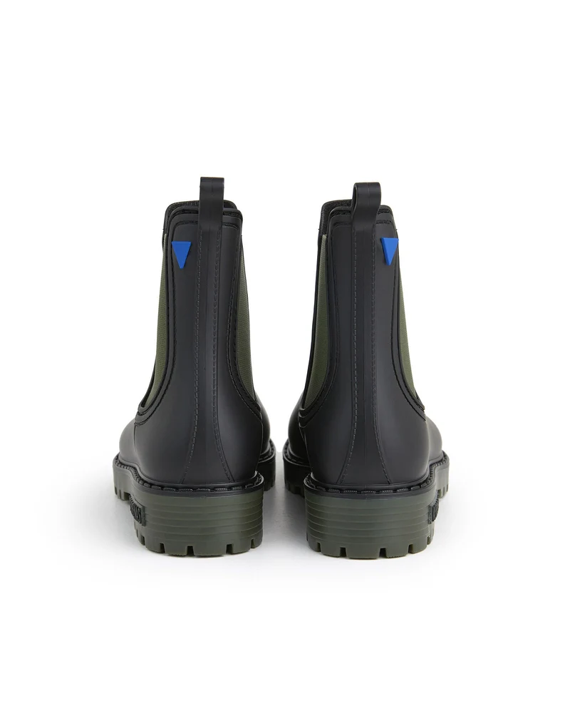 Botas Agua Gaudi Mate Negro-Kaki