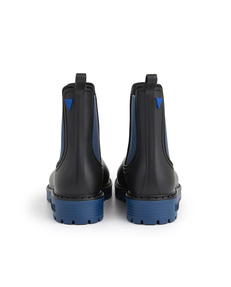 Botas Agua Gaudi Mate Negro-Azul