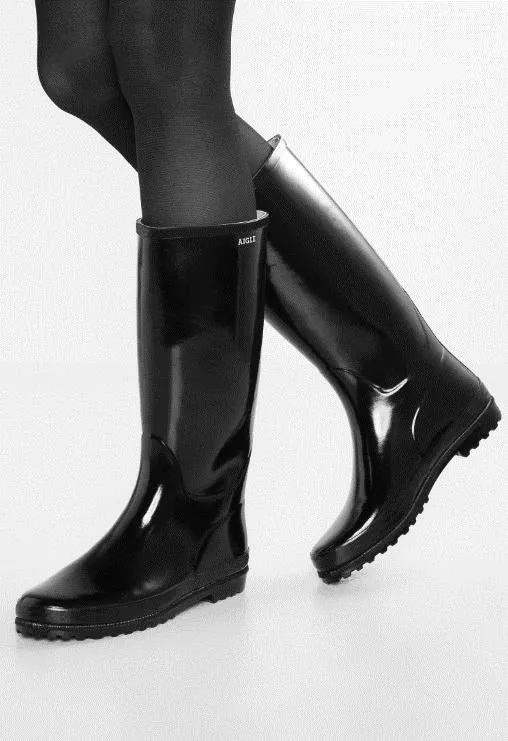 Damen-Regenstiefel in Lackoptik / AIGLE / ELIOSA